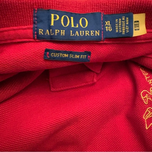 Polo Ralph Lauren Triple Pony Polo men’s shirt custom slim fit XL - Picture 11 of 16